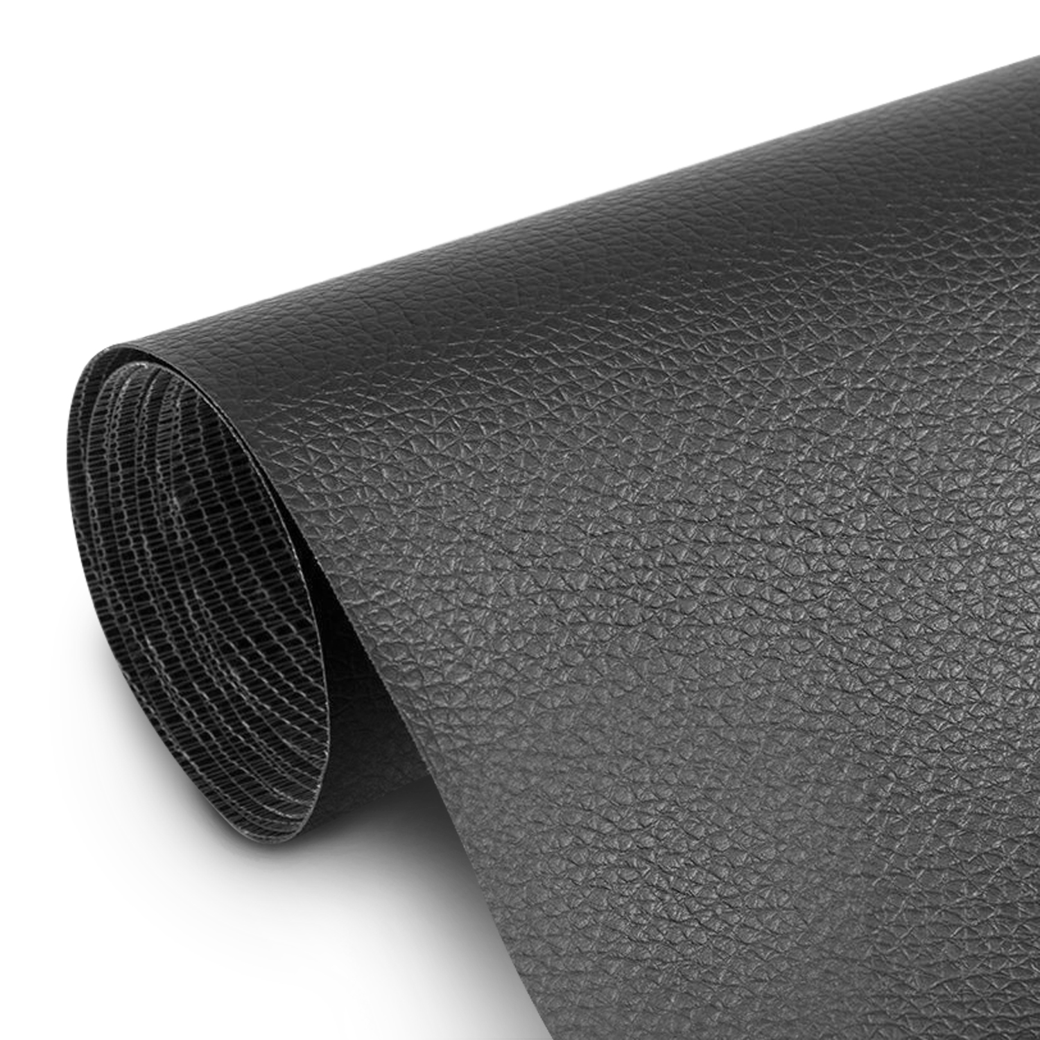 INF Self-Adhesive Repair Patch Faux Leather 50x138 cm Black - Image 1