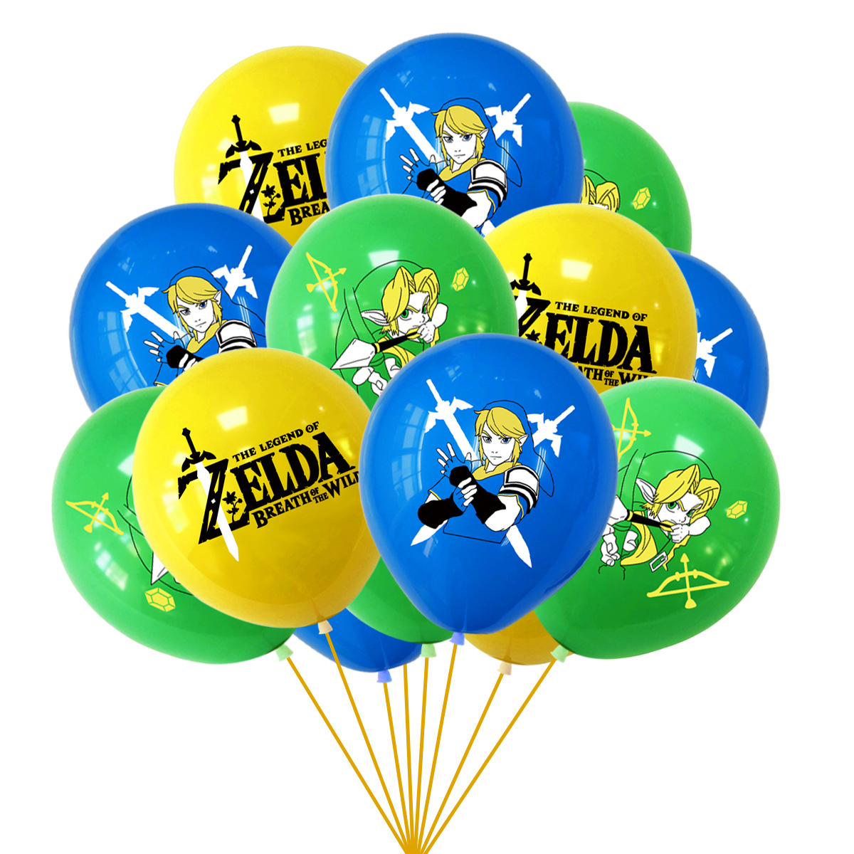 The Legend of Zelda Party Decorations: Complete set for a Hyrule-themed birthday party! Package 2 30-pack balloons Package 2 30Pcs Balloons Set - Image 3