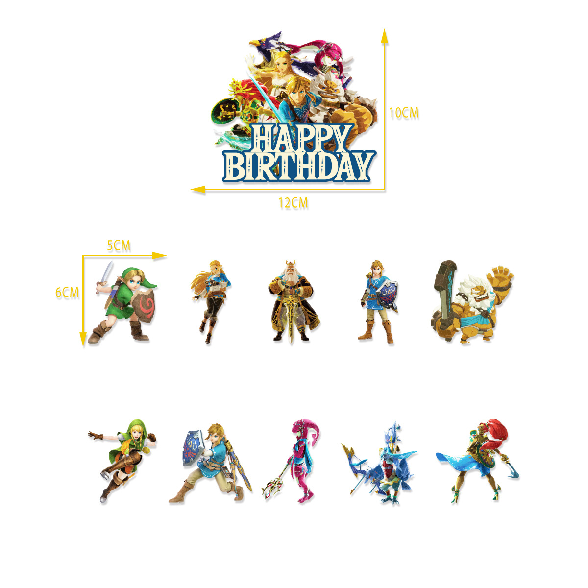 The Legend of Zelda Party Decorations: Complete set for a Hyrule-themed birthday party! Package 2 30-pack balloons Package 2 30Pcs Balloons Set - Image 5