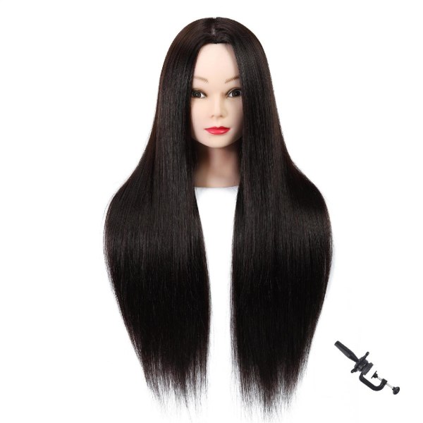 65CM Mannequin Head Hairdressing Training Cosmetology Mannequin - Image 1