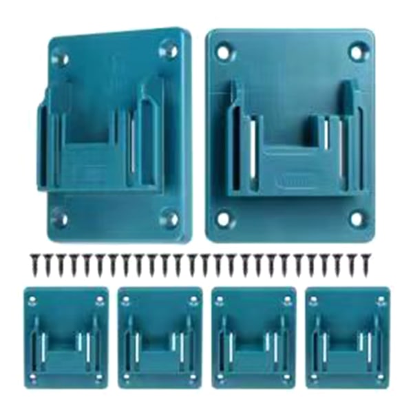 Set of 6 battery holders for Makita batteries: drill, wall mount for Makita drills 14.4V 18V wall storage tool - Image 4