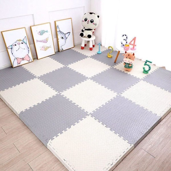Foam Play Mat - Soft Eva Puzzle Mat for Kids, Interlocking Play Mat for Kids Foam Floor Mat, 16 pcs. - Image 2