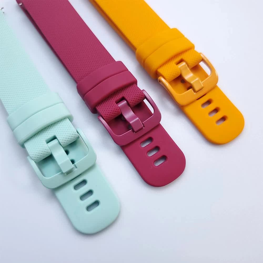 20 22mm Silicone Strap for Garmin Venu 3 Band Forerunner 265 255 245 Music Vivoactive 4 Band for Garmin Venu Sq 2 Plus Bracelet Gray Gray 20mm - Image 4
