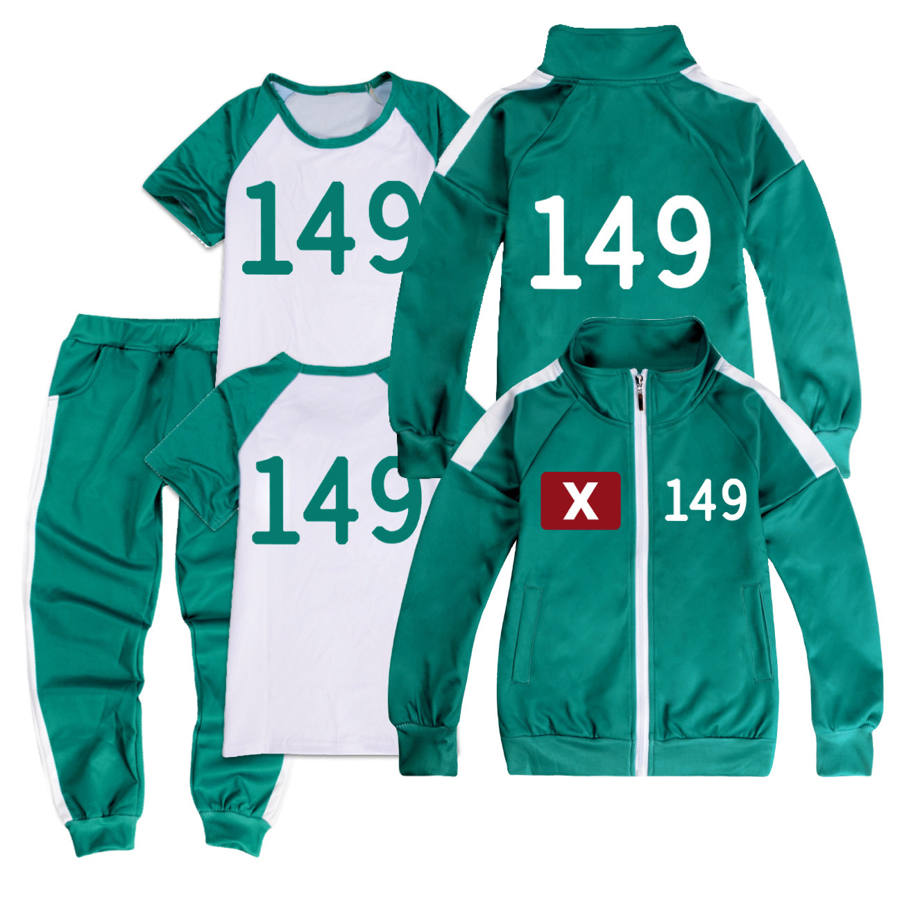 Squid Game, sportswear, complete set with rope 149 122 - Image 1