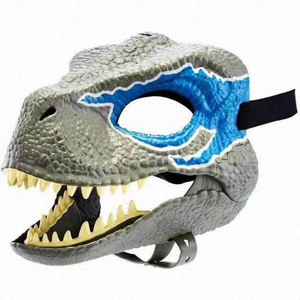 Dinosaur Headgear with Opening Jaw, Dino Mask for Kids and Adults, Costume - Image 1