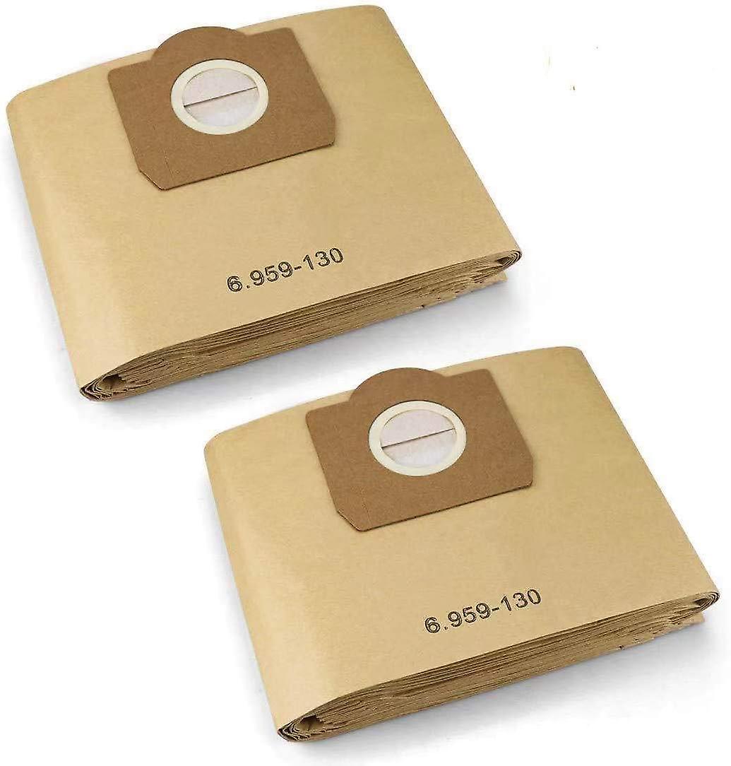 10-pack vacuum cleaner bags for Karcher 6.959-130.0 filter bags A 2201/2204/2504 - Image 1