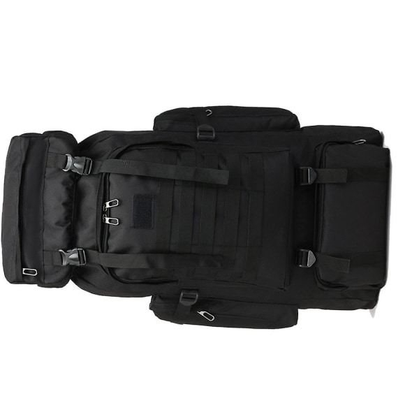 80L Military Tactical Backpack Waterproof Fishing Bag Multifunctional Bag for Adults Outdoor Sports Climbing Camping Black - Image 4