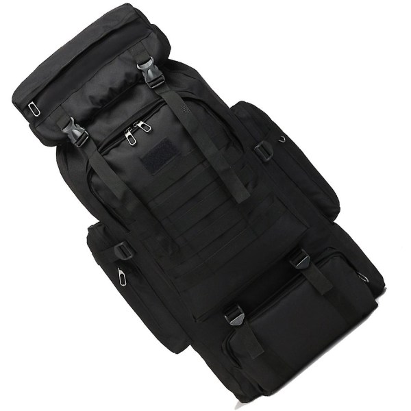 80L Military Tactical Backpack Waterproof Fishing Bag Multifunctional Bag for Adults Outdoor Sports Climbing Camping Black - Image 5