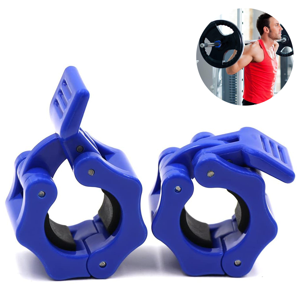 pcs Gym Barbell Clamps Quick Release Barbell Collar Clamps for - Image 2