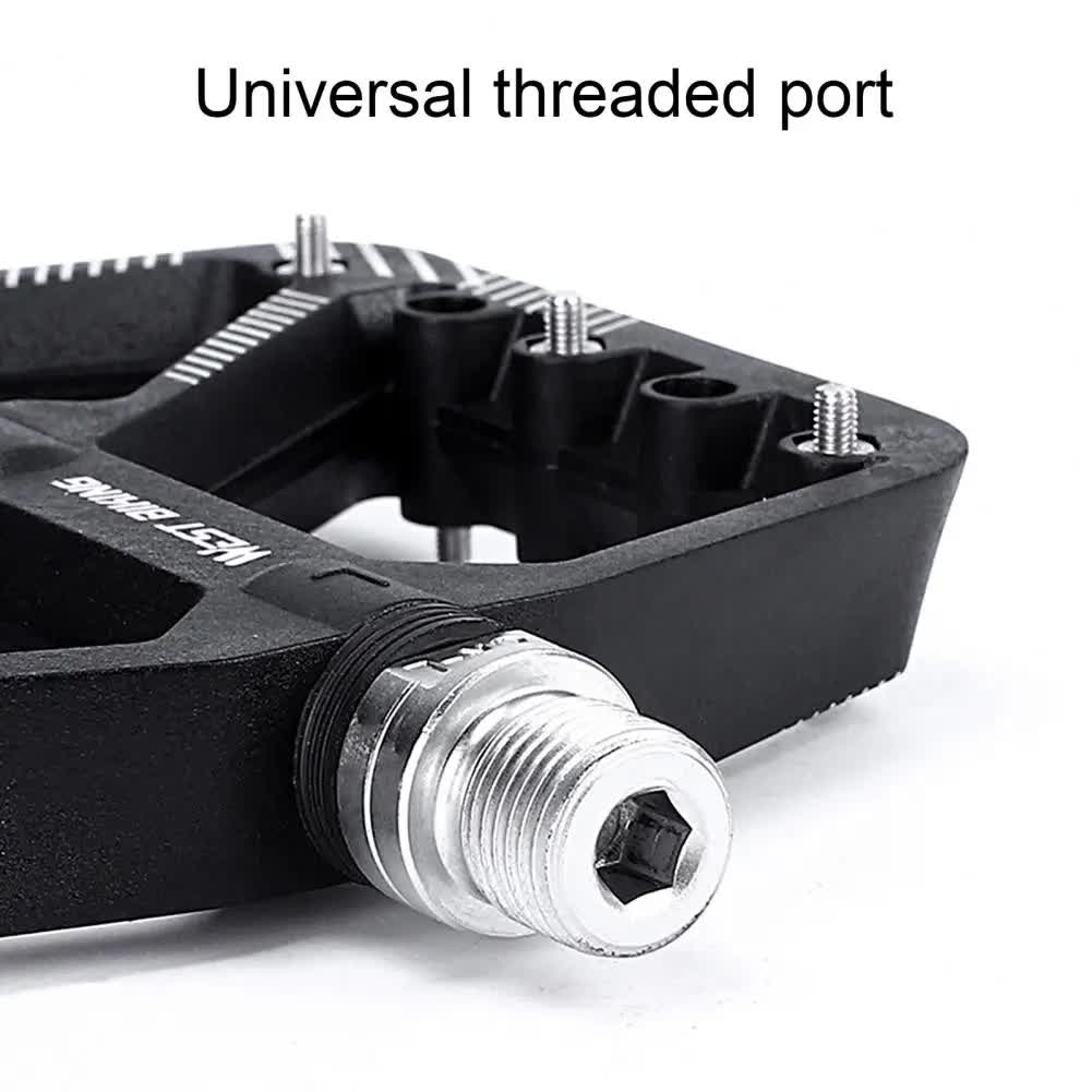 pair of wide pedals with non-slip surface and repair function, blue - Image 3