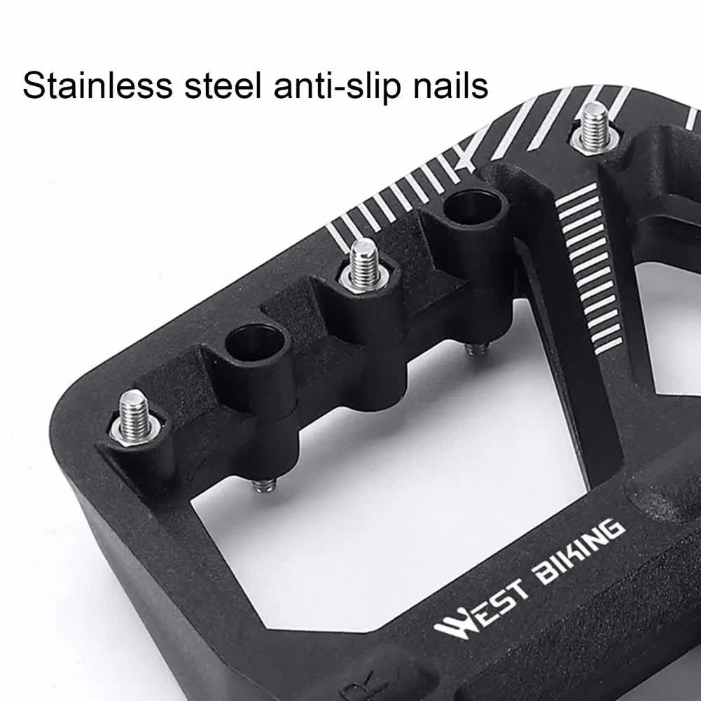 pair of wide pedals with non-slip surface and repair function, blue - Image 5