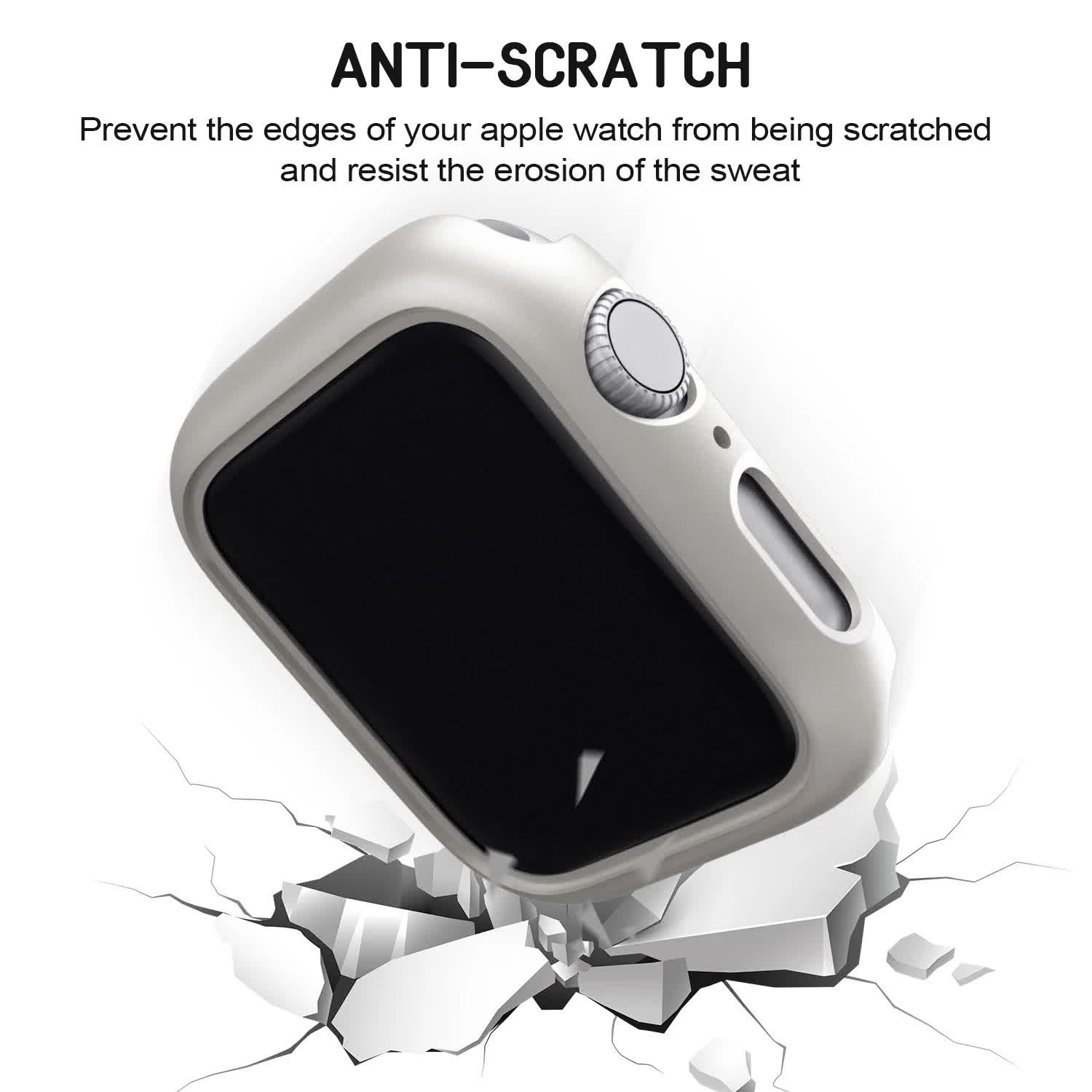3pcs Hard PC Case for Apple Watch 45mm 41mm 38mm 42mm 40mm 44mm Matte Bumper Case Frame for iWatch SE 9 8 7 6 5 4 3 2 3pcs 42MM Series 3 2 1 - Image 6