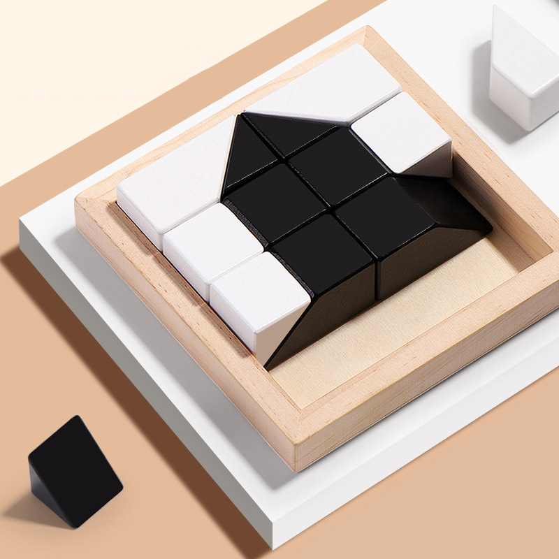 Hidden Block Puzzle Puzzle Toys Wooden Puzzle C - Image 7