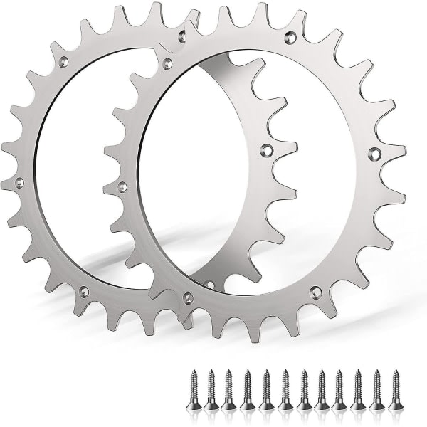 premium stainless steel spikes for Worx S/m model, 2 x stainless steel screw spikes Traction Enhancer, robotic lawnmower Wheel size 205 mm (FMY) - Image 1