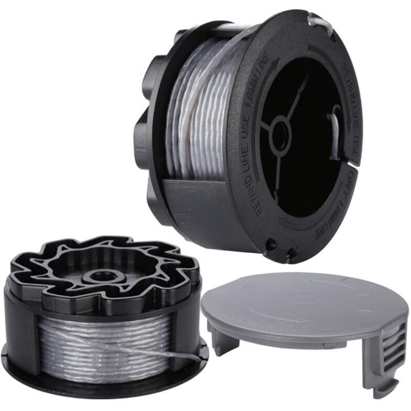 Wire spool for BOSCH UniversalGrassCut Trimmer 18 18-26 18-260 F016800570 with cap (2 pieces). - Image 1