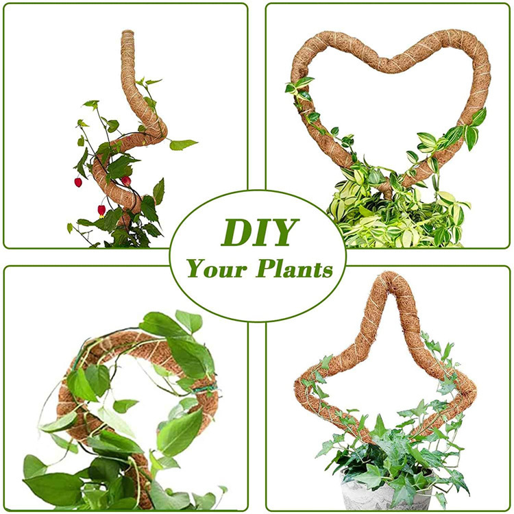 pcs Monstera moss pole for potted plants, bendable plant support - Image 5