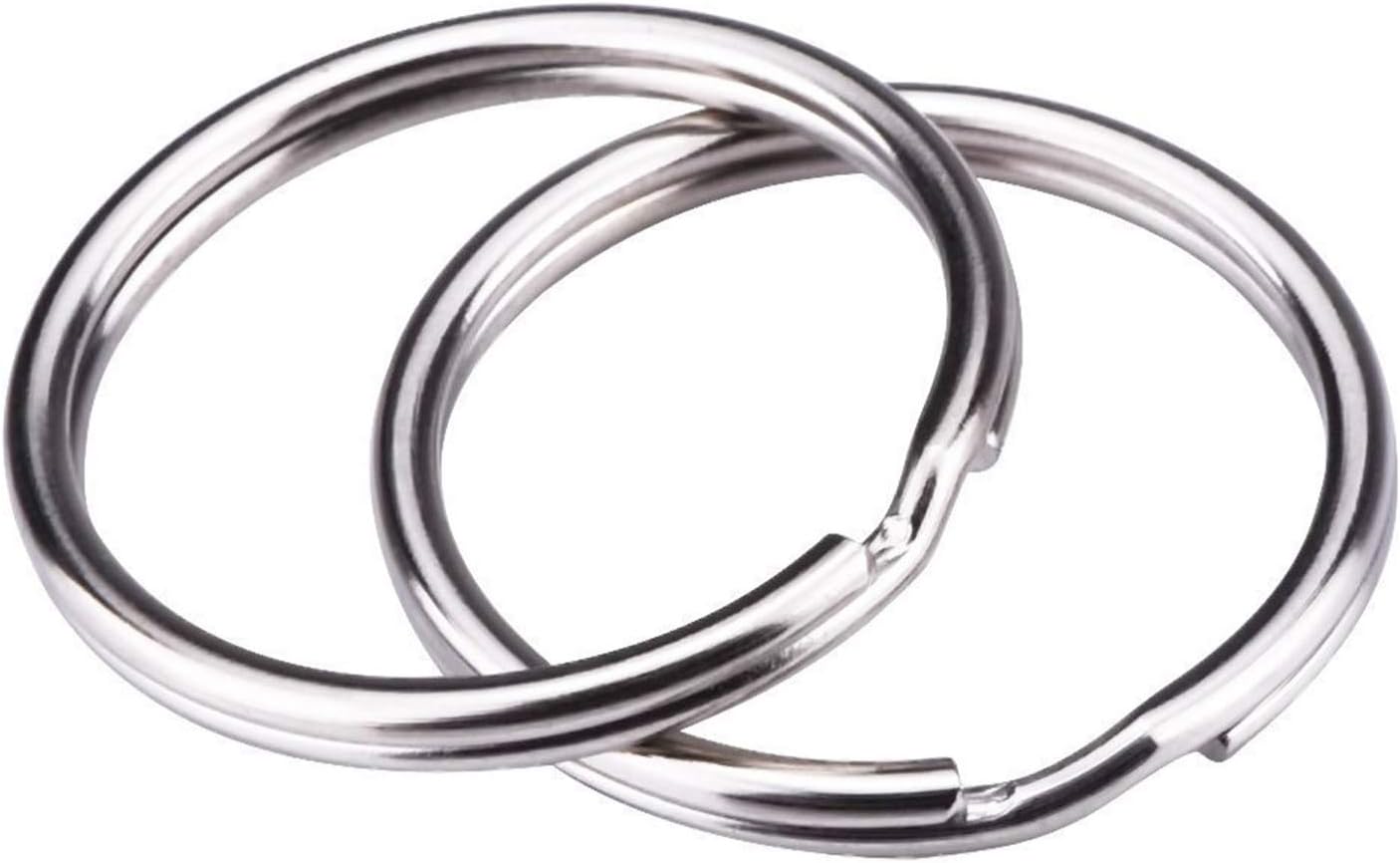 100 pcs 25 mm round key rings - Image 1