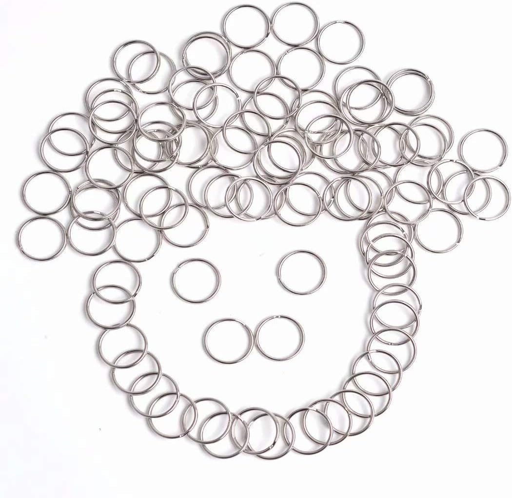 100 pcs 25 mm round key rings - Image 2