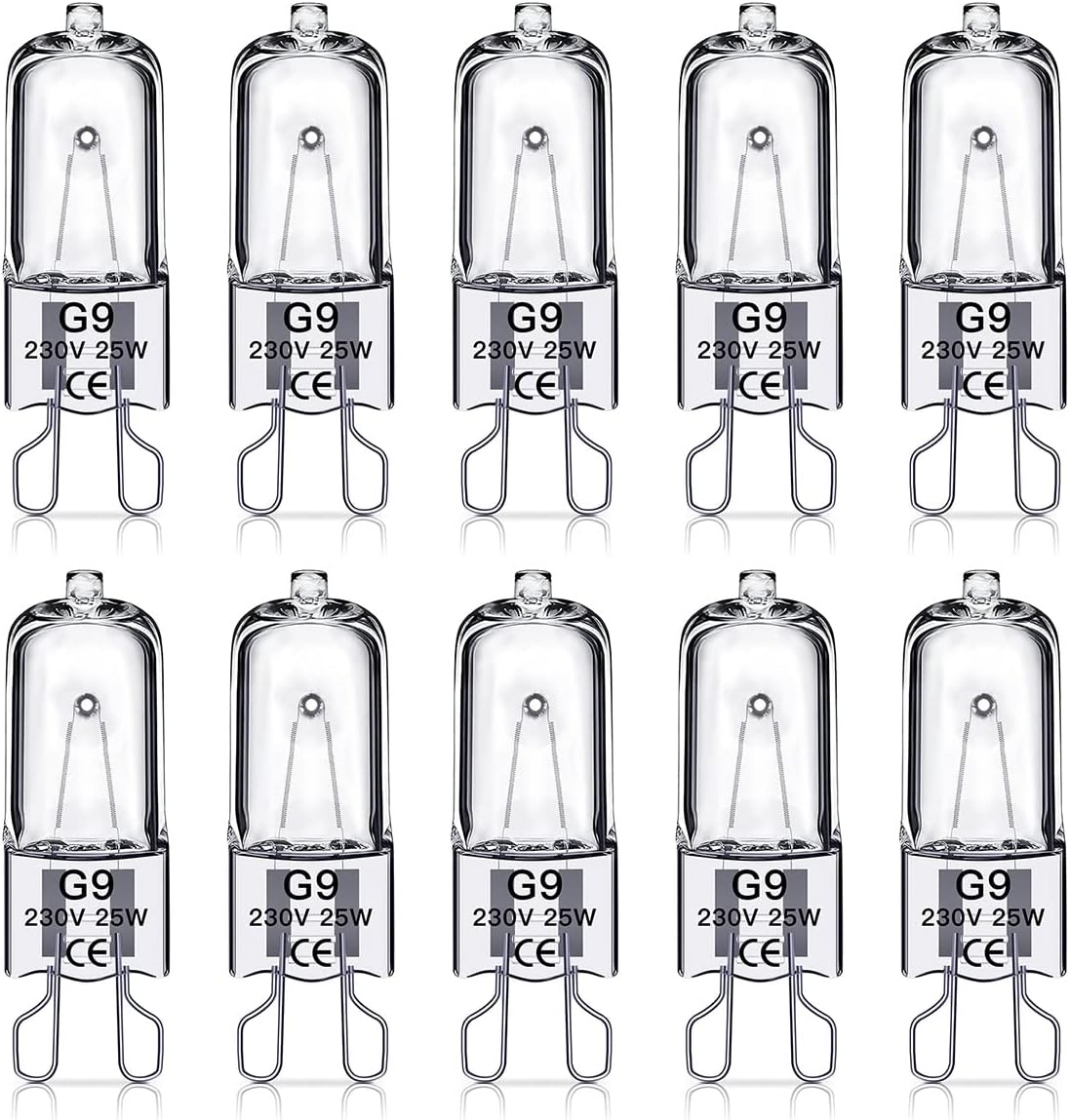 G9 halogen bulbs 25w 230v 10-pack - Image 1