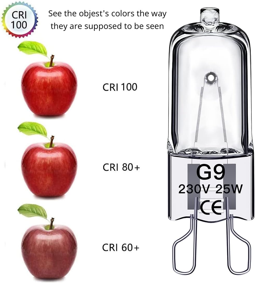 G9 halogen bulbs 25w 230v 10-pack - Image 3