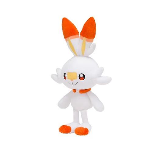 35cm Scorbunny Rabbit Plush Cute Sword Shield Anime Game Elf Doll - Image 1