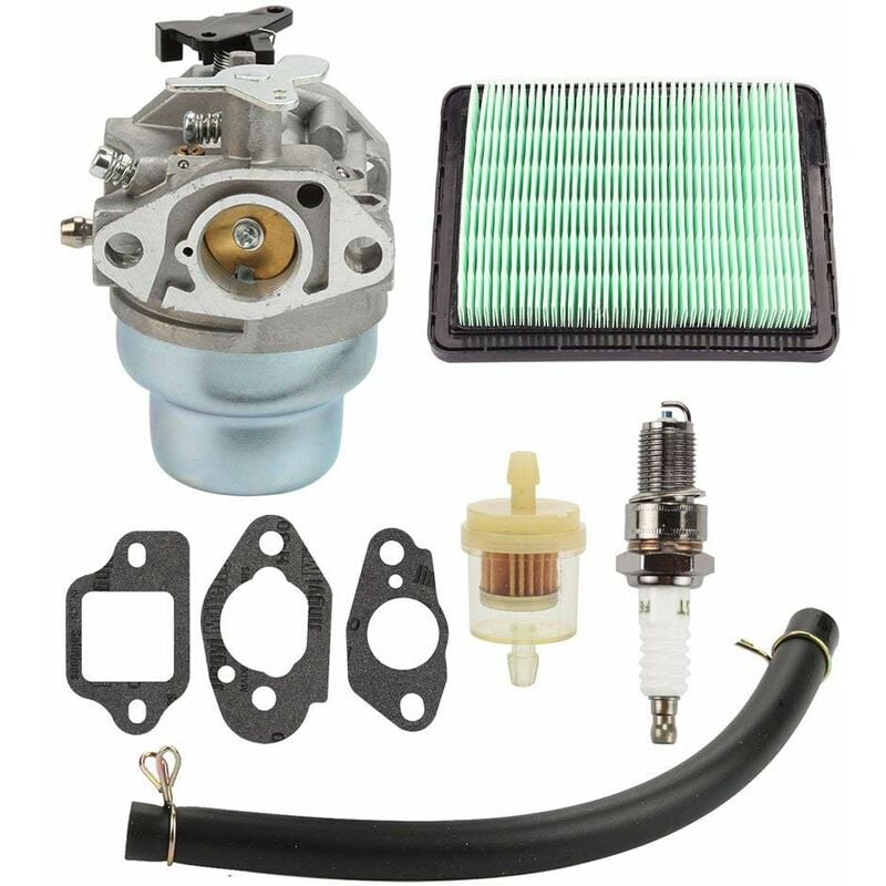 Gcv160 carburetor kit with gasket and filter for Honda HR series black 1pc - Image 1