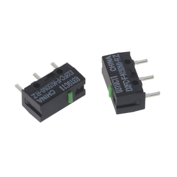 2pcs Green Dot Mouse Microswitch D2FC-FK(50M)-RZ for Razer Mouse Microswitches 50 Million Clicks for Lifetime - Image 2