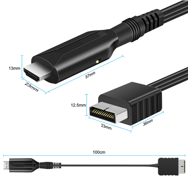 For PS1/for PS2 to HDMI Compatible Adapter Converter Up to 1080P Output Support PS1/for PS2 (480i/480p/576i) - Image 4