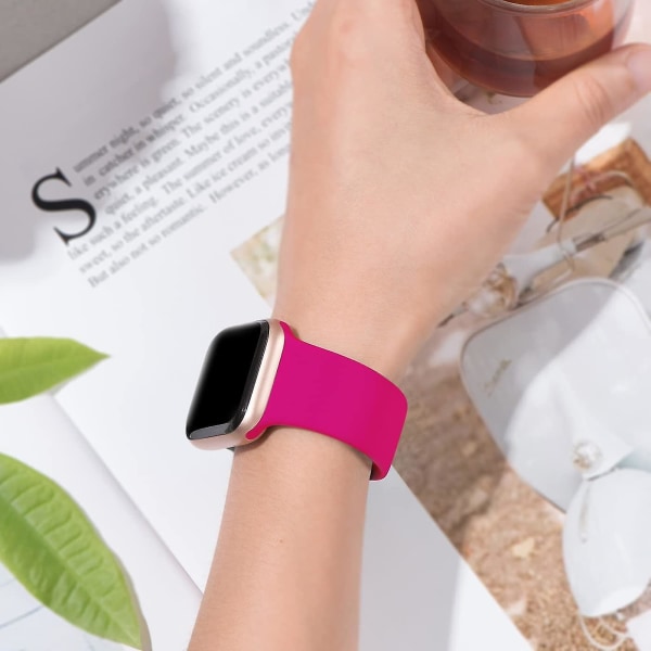 [14-Pack] Watch Bands Compatible with Apple Watch Bands 40mm 38mm 41mm Series 7/6/5/4 Women Men, Soft Silicone Sports Bracelets for I - Image 5