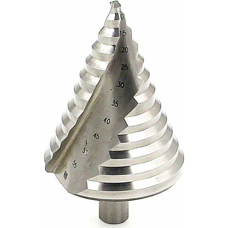 HSS Step Drill Ø 6-60mm - Spiral Large Cone Drill for Metal, Wood, Plastic..DEBUNS - Image 1