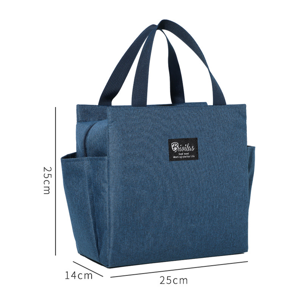 Lunch Bag for Adult Children Thick Portable Black - Image 3