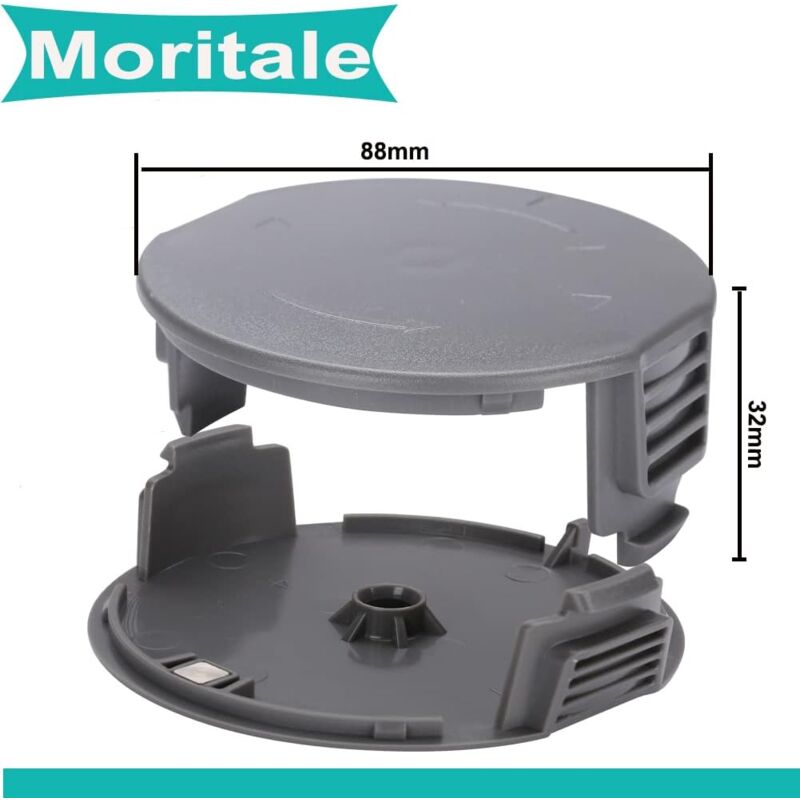 Line spool for BOSCH UniversalGrassCut Trimmer 18 18-26 18-260 F016800570 with cap (4 pieces) - Image 5