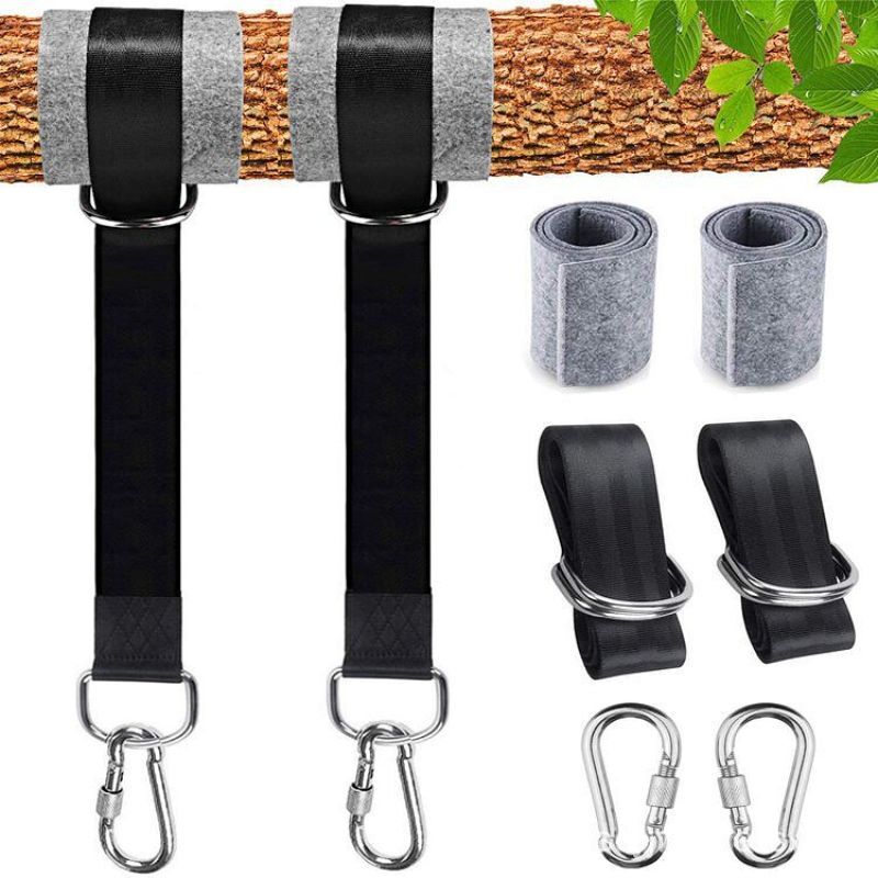 Swing bracket, hammock bracket, attachment set for hanging chair with max. 200 kg in tear-resistant polyester with 2 protective pads for shoulder and - Image 3