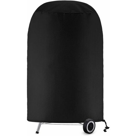 Grill cover, round grill cover, grill cover tarpaulin, grill cover tarpaulin waterproof anti-UV protection (70 x 70 cm), - Image 1