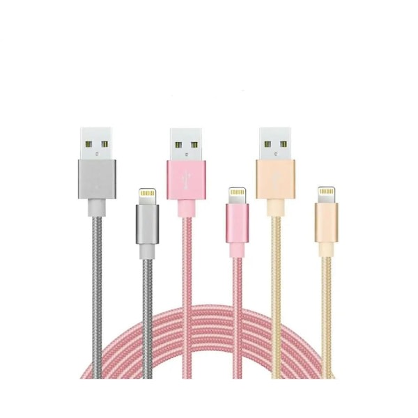 2m 2A Fast Charging Cable Charging Cable Nylon for Apple Iphone - Image 1