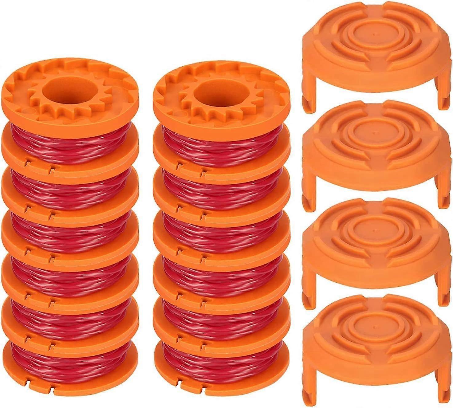 12-pack Trimmer Line for Worx 20V Trimmers, Durable Replacement Spool for Pool Cover and Edge Trimmers, Improved Cutting Speed - Image 1