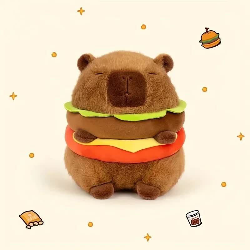 23cm Capybara Plush Simulation Capybara Anime Fluffy Toy Cute Doll Stuffed Animal Soft Doll Plush Christmas Thanksgiving Gift - Image 5
