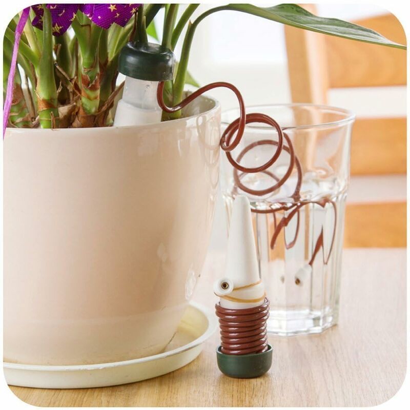 Automatic Drip Irrigation System with Self-Ceramic Probes, Indoor Plant Spikes for Watering Bonsai, Plants, Flowers, 8-Pack - Image 4