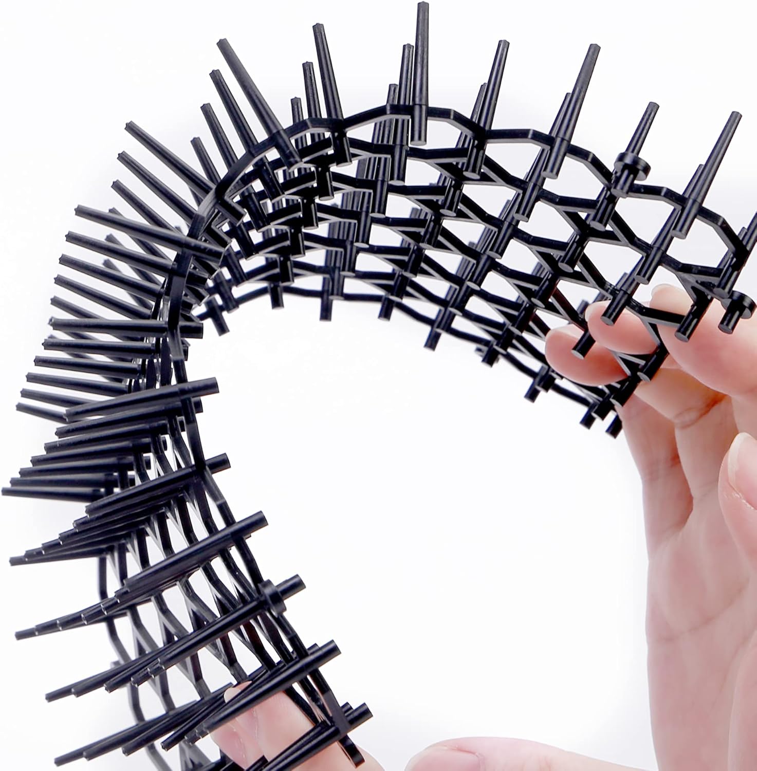12 pcs 15 cm x 20 cm Spike Mat, Cat Scare with Spikes, Dog Mat, Plastic Net for Animals - Image 3