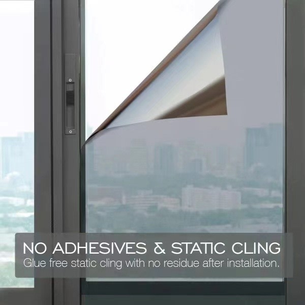 One-way mirror film window sun protection glass sticker - Campaign - Silver - Silver 40x200cm Silver-silver—max Silver-silver 40x200 cm - Image 4