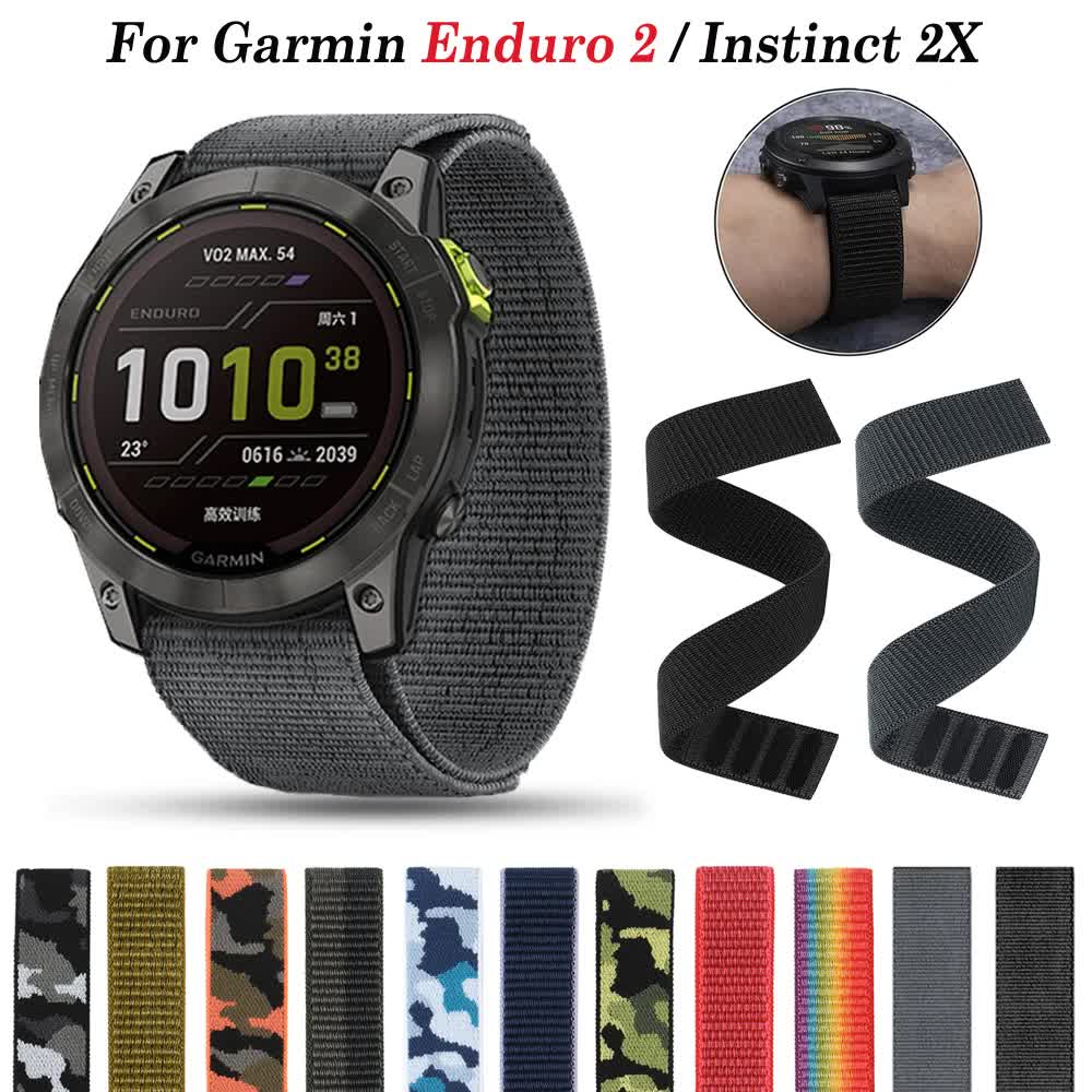 26mm 22mm  Nylon for Garmin Enduro 2/Fenix 6X 6 Pro 5X 5 Plus 7X 7/Epix Gen 2 Ultralight Smart Watch Band Bracelet H 26mm Fenix 6X 6XPro - Image 2