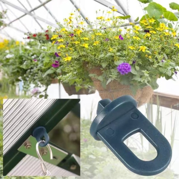 50pcs Greenhouse Plant Crop Clamps Greenhouse Hanging Clamp Crop Hooks - Image 6