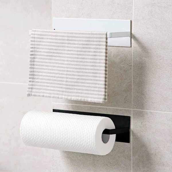 Kitchen roll holder without drilling, kitchen paper holder wall - Image 2
