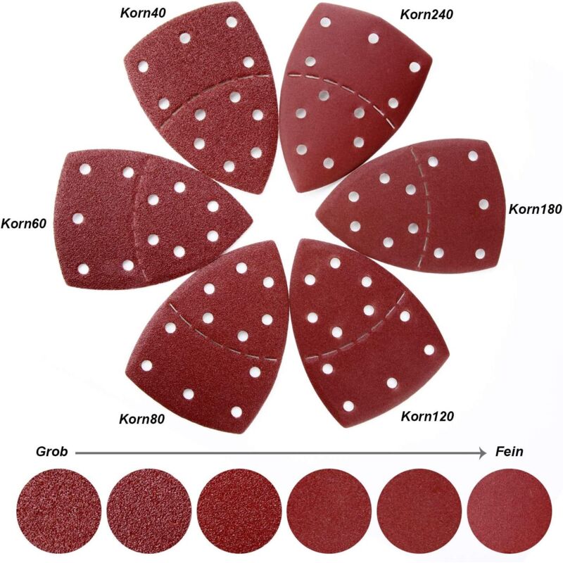 Bosch PSM Sandpaper 105x152mm, P40 Grit, 60-Pack for PSM 100A, PSM 160, PSM 200 AES - Image 3
