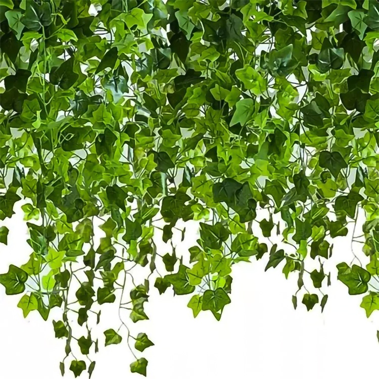 25 meters Ivy garland / Leaf garland - 2 m long Green - Image 1