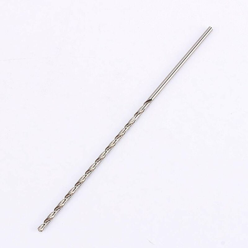 Extra long twist drill, HSS twist drill length 160 mm Drilling tool for wood, metal and steel Twist drill 3 mm - Image 1