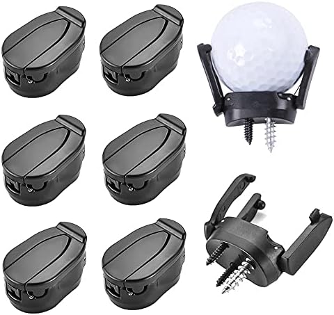 pcs Golf Ball Picker, Foldable Golf Ball Picker Claw Suction Cup Put On Putter Grip - Image 1