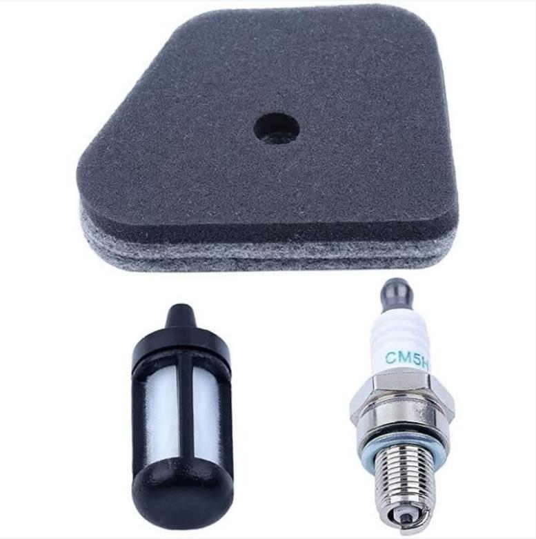 Lawn Mower Spark Plug Air Fuel Filter Fits Stihl FS87 FS90 FS100 FS110 FS130 Lawn Mower Compatible with Gas Kit 3 - Image 1