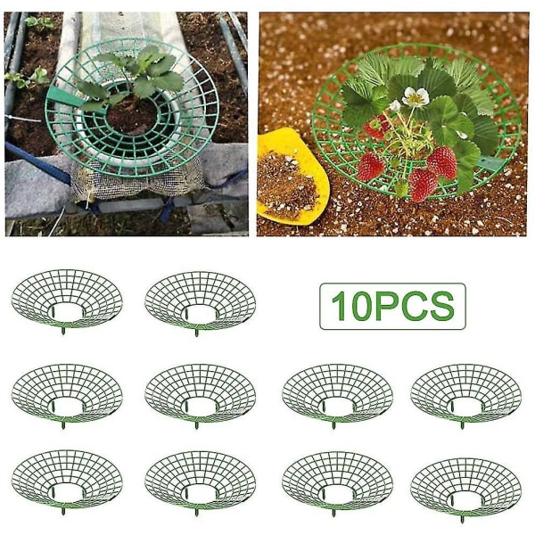 10 pcs Strawberry Plant Support Cages Climbing Rack Strawberry Rack Frame Holder Balcony Planting Rack Fruit Support Garden - Image 3