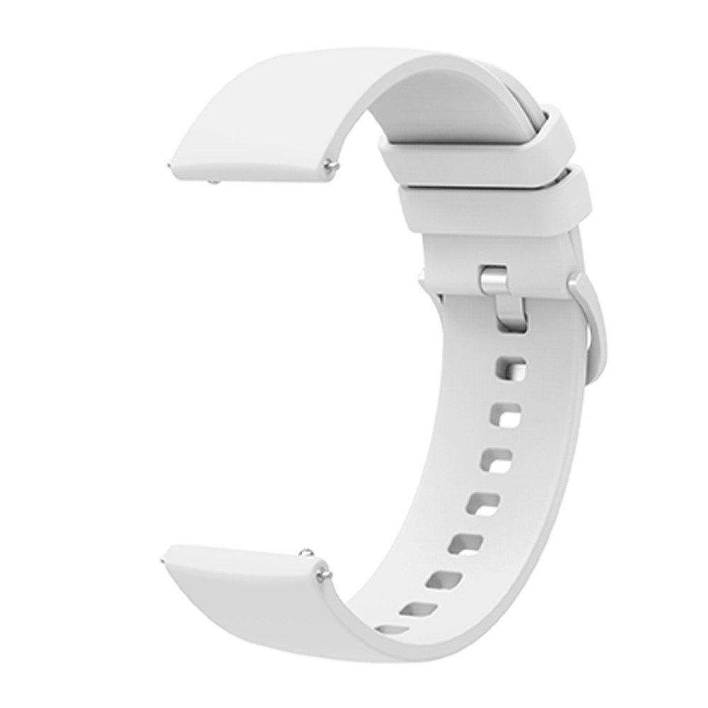 SKALO Silicone Strap for Amazfit GTR 2/2e - Multiple Colors White White - Image 3